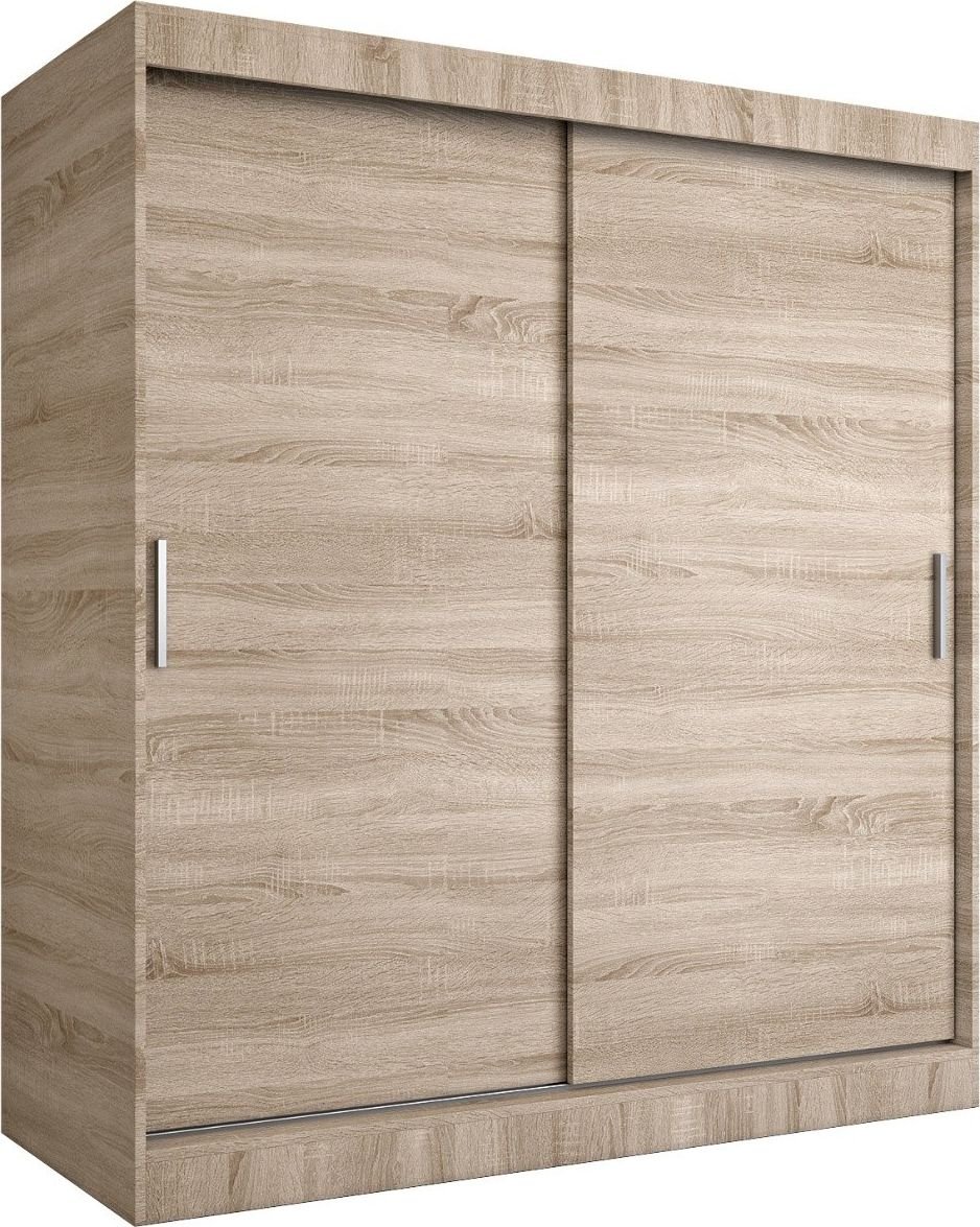 MKPOL Szafa przesuwna MODUO COMFORT 180 dąb sonoma gładka