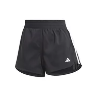 Spodenki damskie - adidas Damskie szorty Pacer Training 3 Stripes Woven Mid Rise - miniaturka - grafika 1