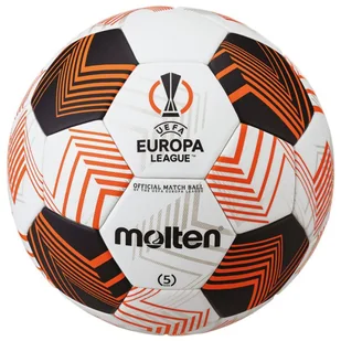 Piłka nożna Molten UEFA Europa League 2023/24 (kolor Biały. Pomarańczowy) - Piłka nożna - miniaturka - grafika 1