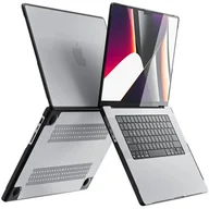 Torby na laptopy - Etui na laptopa INVZI Hardshell do Apple MacBook Pro 14 cali Czarny - miniaturka - grafika 1
