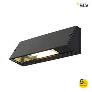 SLV Oprawa kinkietowa E27 max.15W czarna 230030 - Oprawy, klosze i abażury - miniaturka - grafika 1
