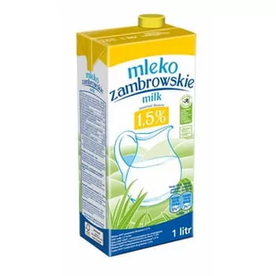 Gostyń Mleko ZAMBROWSKIE UHT 1.5% 1l gn 0630235 - Mleko - miniaturka - grafika 1