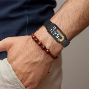 Opaska iconband do Xiaomi Smart Band 8 / 8 NFC Black - Akcesoria do smartwatchy - miniaturka - grafika 3