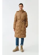 Kurtki damskie - TATUUM Płaszcz puchowy w kolorze jasnobrązowym - miniaturka - grafika 1