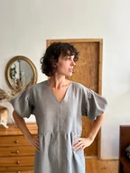 Sukienki - Sukienka LOLA / silver - miniaturka - grafika 1