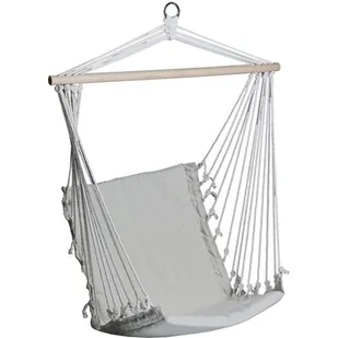 Patio Krzesło brazylijskie 100 x 50 cm ecru - Fotele ogrodowe wiszące - miniaturka - grafika 1