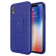 Etui i futerały do telefonów - Adidas Grip Case iPhone Xr fioletowy 32852 - miniaturka - grafika 1