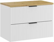 Meble łazienkowe - Zestaw meblowy 80cm z blatem - miniaturka - grafika 1