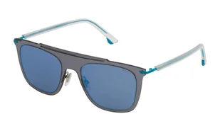 Okulary POLICE SPL581-52SG1X. Okulary przeciwsłoneczne, Kolor niebieski. Mężczyzna. - Okulary przeciwsłoneczne - miniaturka - grafika 1