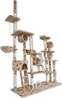 Drapaki dla kotów - Bituxx Drapak dla kota XXL 255 cm drzewko beżowe - miniaturka - grafika 1
