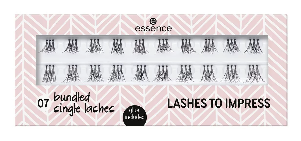 Essence Sztuczne rzęsy Lashes to Impress N° 07 Bundled Single Lashes 1 Stk