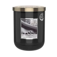 Świece - HEART & HOME świeca zapachowa z naturalnego wosku sojowego do domu, duża słoik kaszmirowy, czas palenia 75 godzin, prezent, dekoracja i zapach do domu, szklany słoik - miniaturka - grafika 1