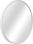 Lustra - Lustro ścienne Modugno 40 cm lustro łazienkowe lustro łazienkowe lustro do makijażu lustro wiszące lustro okrągłe rama aluminiowa montaż ścienny biały - miniaturka - grafika 1
