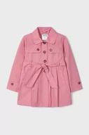 Kurtki i płaszcze dla dziewczynek - Mayoral płaszcz dziecięcy kolor różowy - miniaturka - grafika 1
