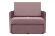 Fotele i pufy dla dzieci - Rozkładany fotel do dziecięcego pokoju różowy PEDATU Konsimo - miniaturka - grafika 1