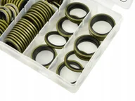 Narzędzia samochodowe - Geko Zestaw podkładek metalowo-gumowych 150szt. 20 - miniaturka - grafika 1