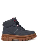 Buty dla chłopców - Tommy Hilfiger Trzewiki T3X5-34129-1696 D Granatowy - miniaturka - grafika 1