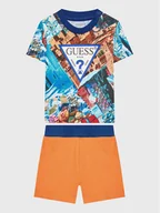 Spodenki damskie - Guess Komplet t-shirt i szorty sportowe I3GG00 K8HM3 Kolorowy Regular Fit - miniaturka - grafika 1