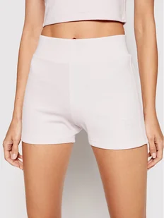 adidas Szorty sportowe Booty Shorts H56463 Różowy Slim Fit - Spodenki damskie - miniaturka - grafika 1