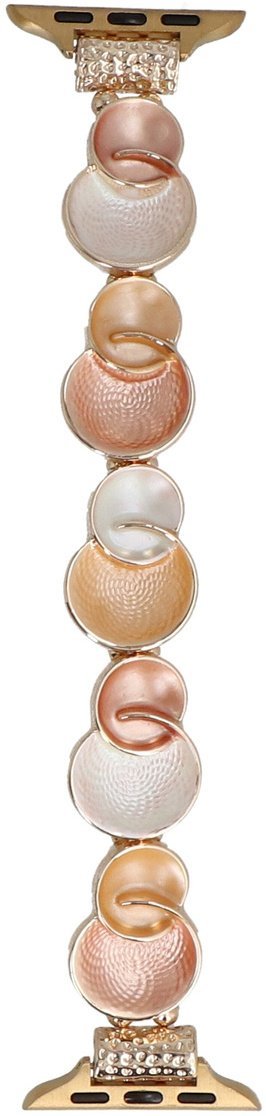 GlacierX bransoleta do smartwatcha Gleam Bubbles Stretch Bracelet Rose Garden do AW 38/40/41mm Różana