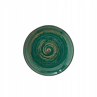 WILMAX Talerz deserowy 20,5 cm - zielony WL-669512/A - Talerze - miniaturka - grafika 1