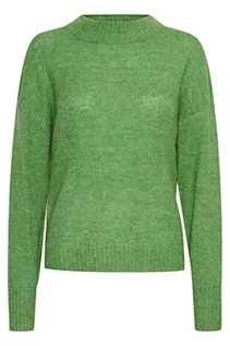 Swetry damskie - ICHI Damski sweter IHKAMARA LS3, 166138/Kelly Green, XL - grafika 1