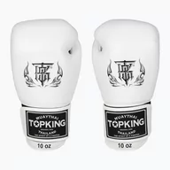 Rękawice bokserskie - Rękawice bokserskie Top King Muay Thai Ultimate Air white - miniaturka - grafika 1