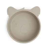 Miseczki i talerzyki dla dzieci - Nuuroo silikonowa miseczka głęboka KOALA Cobblestone - miniaturka - grafika 1