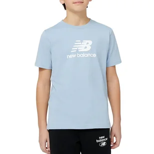 Koszulka New Balance YT31541LAY - niebieska - Koszulki sportowe damskie - miniaturka - grafika 1
