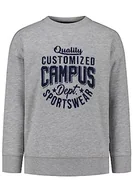 Bluzy dla chłopców - SALT AND PEPPER Bluza chłopięca Sweat Campus Emb, szary, 116-122 - miniaturka - grafika 1
