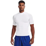 Koszulki męskie - Under Armour Ua Hg Armour Comp Mock Ss Koszulka męska - miniaturka - grafika 1