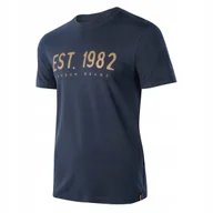 Koszulki męskie - Koszulka Magnum Ellib niebieska nadruk M - miniaturka - grafika 1