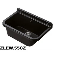 Zlewy i komory gospodarcze - HYDROLAND ZLEW.55 CZARNY Komora gospodarcza czarny 55x34 - miniaturka - grafika 1