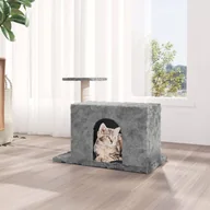 Drapaki dla kotów - Lumarko Drapak dla kota z sizalowym słupkiem, jasnoszary, 51 cm! - miniaturka - grafika 1