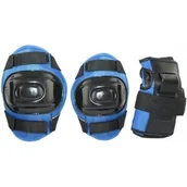 Ochraniacze - Nils Extreme H108 rozm.L Ciemny Niebieski zestaw ochraniaczy (16-2-337) - miniaturka - grafika 1