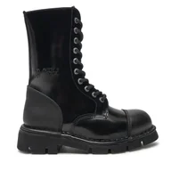 Glany damskie - Glany NEW ROCK M-NEWMILI10-S1 Czarny - miniaturka - grafika 1