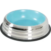 Miski dla kotów - Zolux Miska antypoślizgowa inox MERENDA 1,85 L niebieska - miniaturka - grafika 1