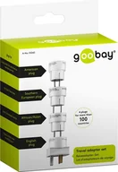 Adaptery i przejściówki - Goobay Adapter podróżny Zestaw Usa Eu Gb Afr. - miniaturka - grafika 1