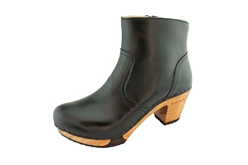 Woody Damskie botki Tanja, czarne, rozmiar 38 EU, czarny, 38 EU