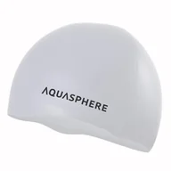 Pływanie - Czepek Pływacki Aqua Sphere Adult White - miniaturka - grafika 1