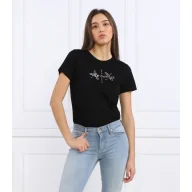 Koszulki i topy damskie - Armani Exchange T-shirt | Regular Fit - miniaturka - grafika 1