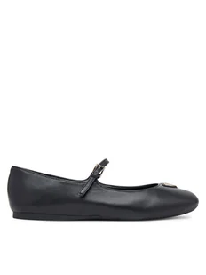 Guess Baleriny FLTKLD LEA02 Czarny - Baleriny - miniaturka - grafika 1