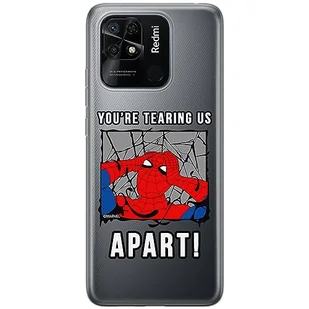 ERT GROUP etui na telefon Xiaomi REDMI 10C, case oryginalny i oficjalnie licencjonowany przez Marvel, wzór Spider Man 035, optymalnie dopasowane, plecki z TPU częściowo przeźroczyste - Etui i futerały do telefonów - miniaturka - grafika 1