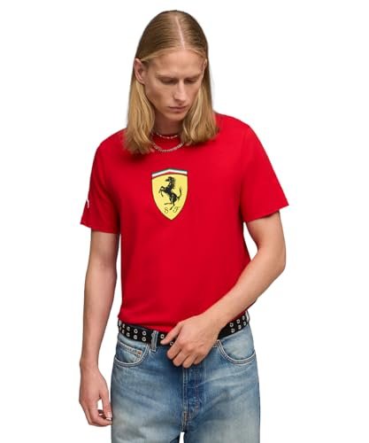 Koszulka Ferrari z kolorową tarczą