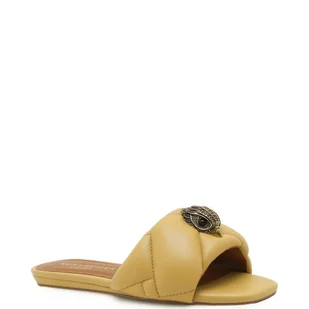 Kurt Geiger Skórzane klapki - Klapki i japonki damskie - miniaturka - grafika 1