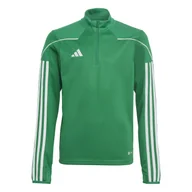 Piłka nożna - Dziecięca Bluza ADIDAS TIRO23L TR TOPY IB8473 – Zielony - miniaturka - grafika 1