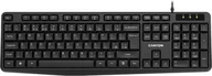 Klawiatury - CANYON KB-1 UK Przewodowa Czarna - miniaturka - grafika 1