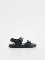 Buty dla chłopców - Reserved - Sandały na rzepy - czarny - miniaturka - grafika 1