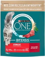Sucha karma dla kotów - Purina ONE Sterilcat z wołowiną - 3 x 750 g - miniaturka - grafika 1