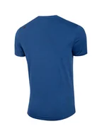 Koszulki sportowe męskie - 4F T-shirt funkcyjny w kolorze granatowym - miniaturka - grafika 1
